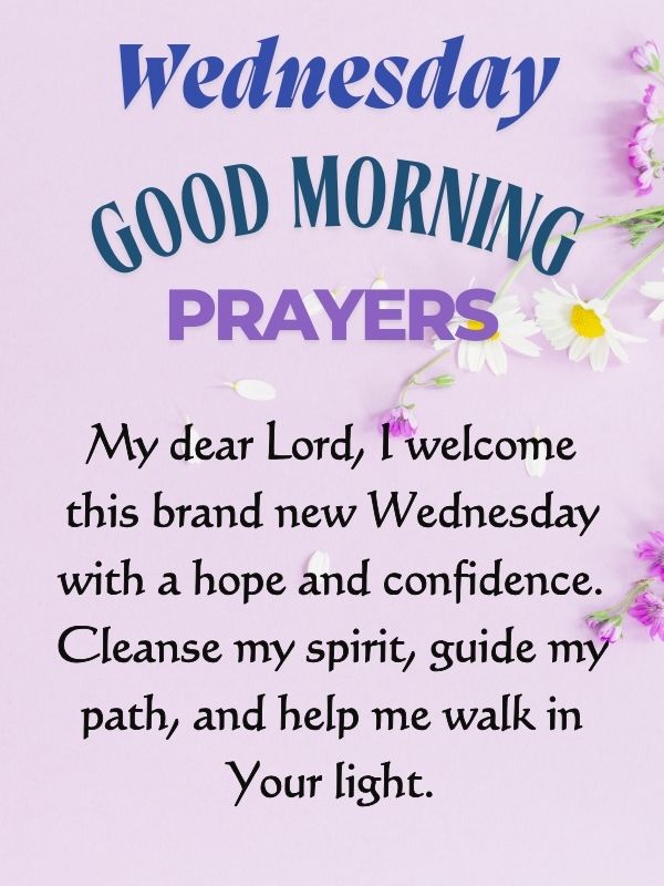 powerful prayer for wednesday