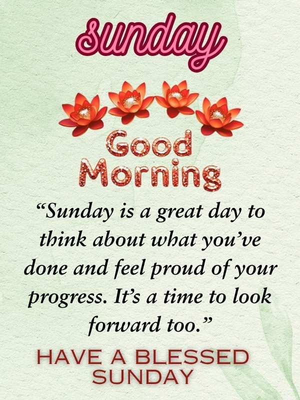 Sunday morning Quotes