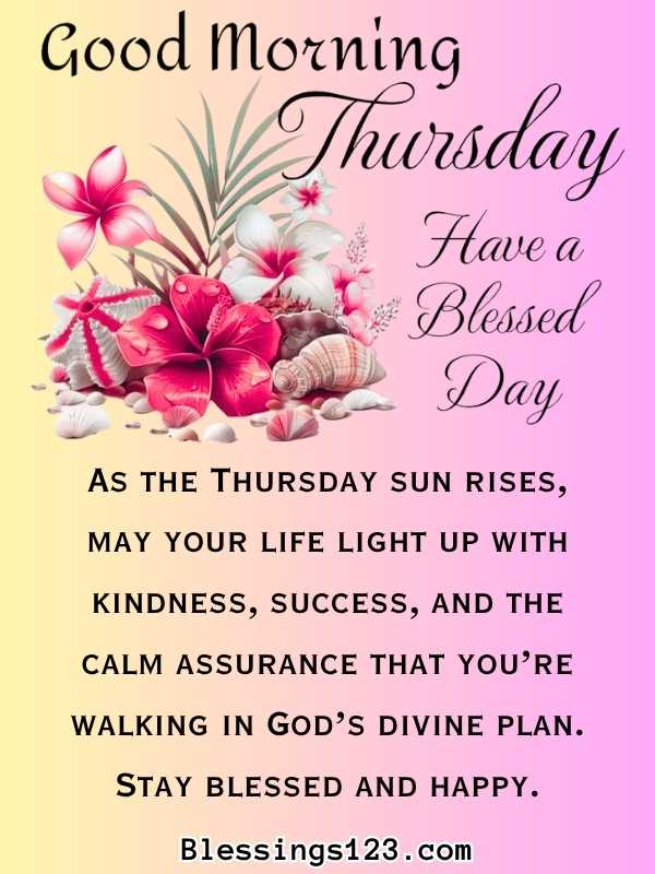 Happy and Blessed Thursday Blessings