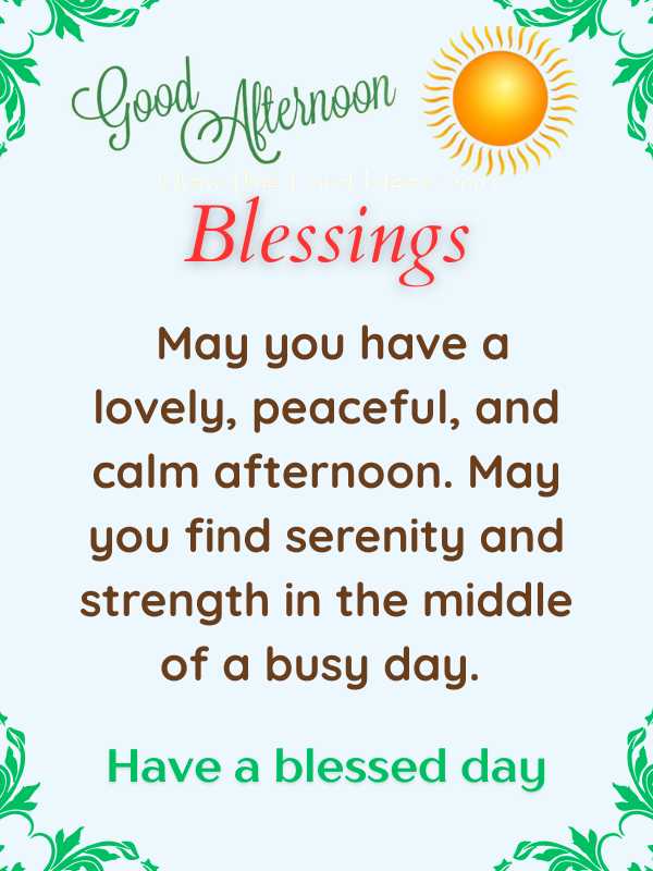 Read more about the article Good Afternoon Blessings, Prayers, Inspiring Quotes & Messages to Share