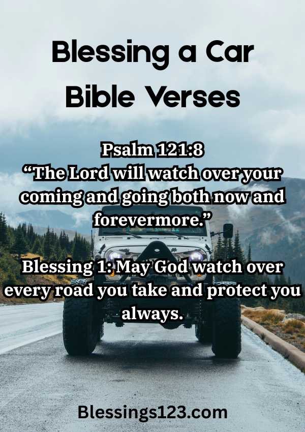 Bible Verses for Blessing a Car