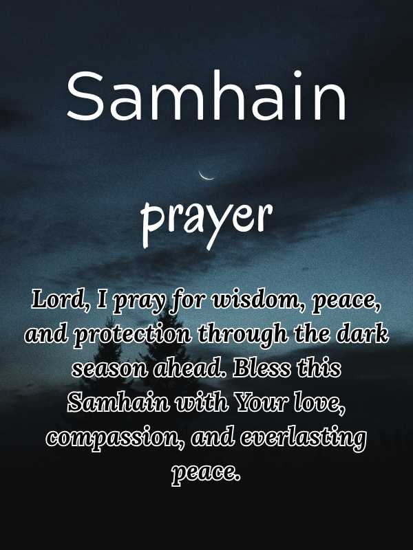Samhain Blessing and Prayers