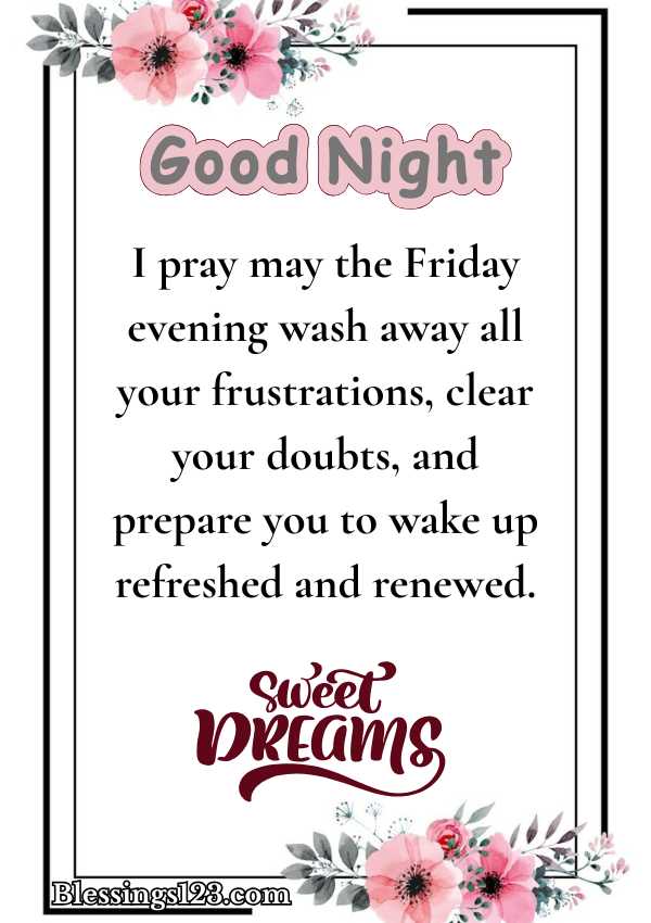 Good Evening Friday Night Blessings Images
